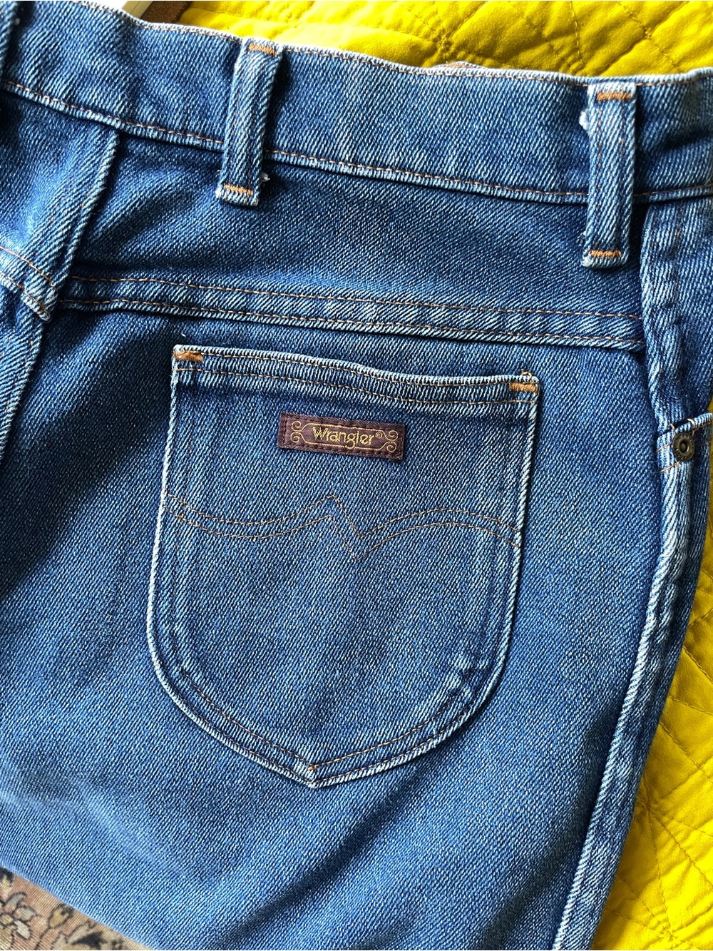 Wrangler Relaxed Fit Blue Denim Jeans